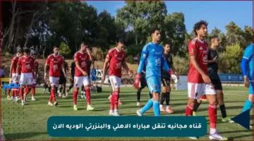 قناة مجانية تنقل مباراة الأهلي والبنزرتي الودية الآن